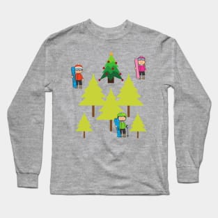 Kids on a hill Long Sleeve T-Shirt